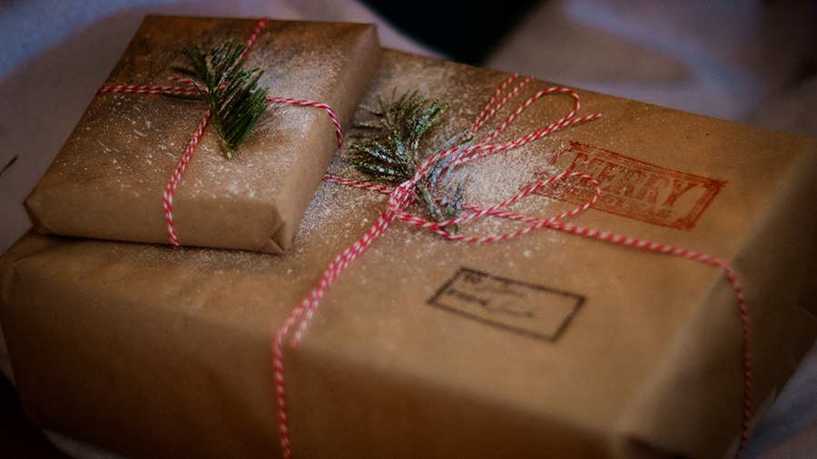 Frohe Weihnachten wünschen wir. 