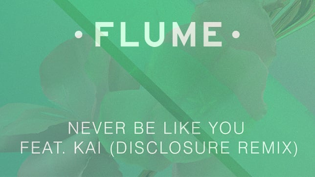 Flume feat. Kai - Never Be Like You (Disclosure Remix)