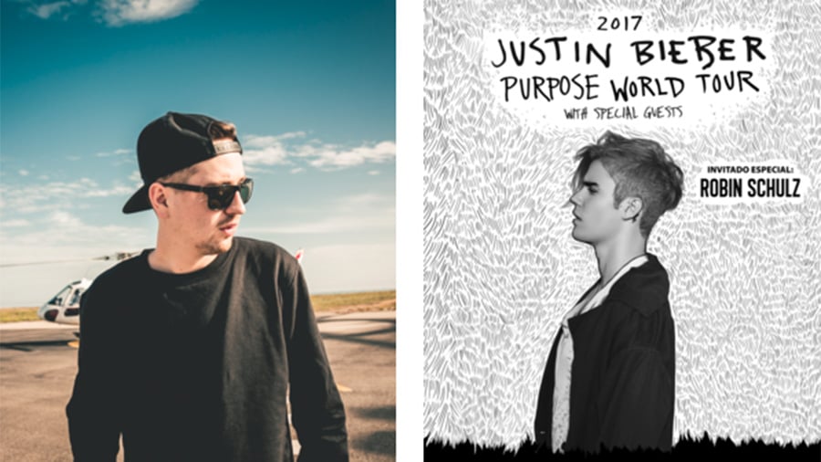 Robin Schulz wird Support-DJ für Justin Bieber