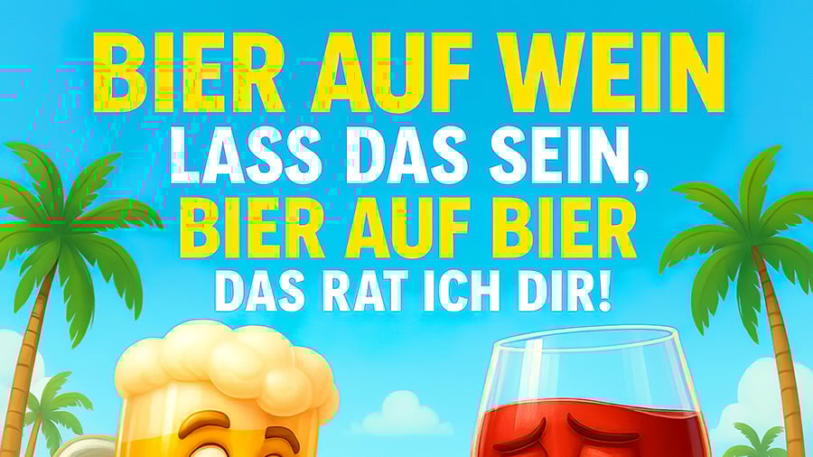 Timo Lenz - Bier auf Wein, lass das sein, Bier auf Bier, das rat' ich dir