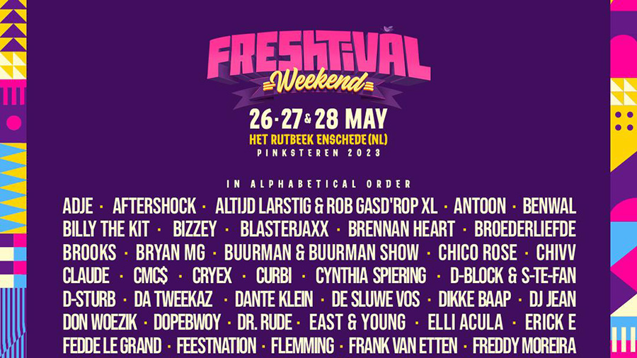 Freshtival 2023 Tickets, LineUp und Stages