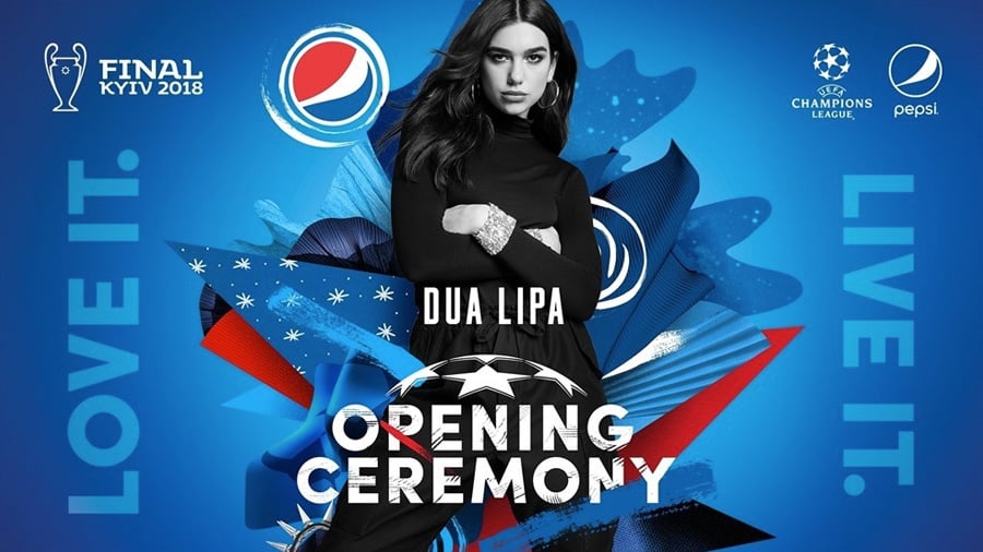 Dua Lipa: Auftritt beim UEFA Champions League Finale