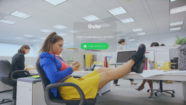 Tinder implementiert Spotify in seine App