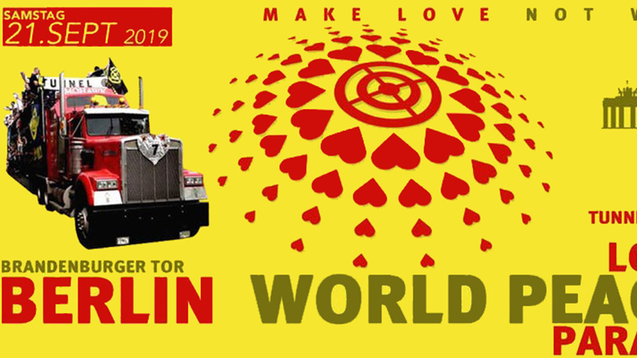 Love World Peace Parade am 21.09. in Berlin