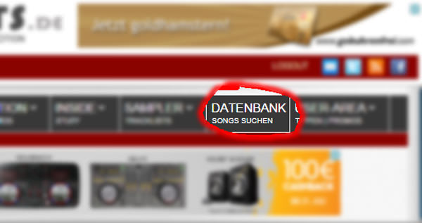 Song Datenbank